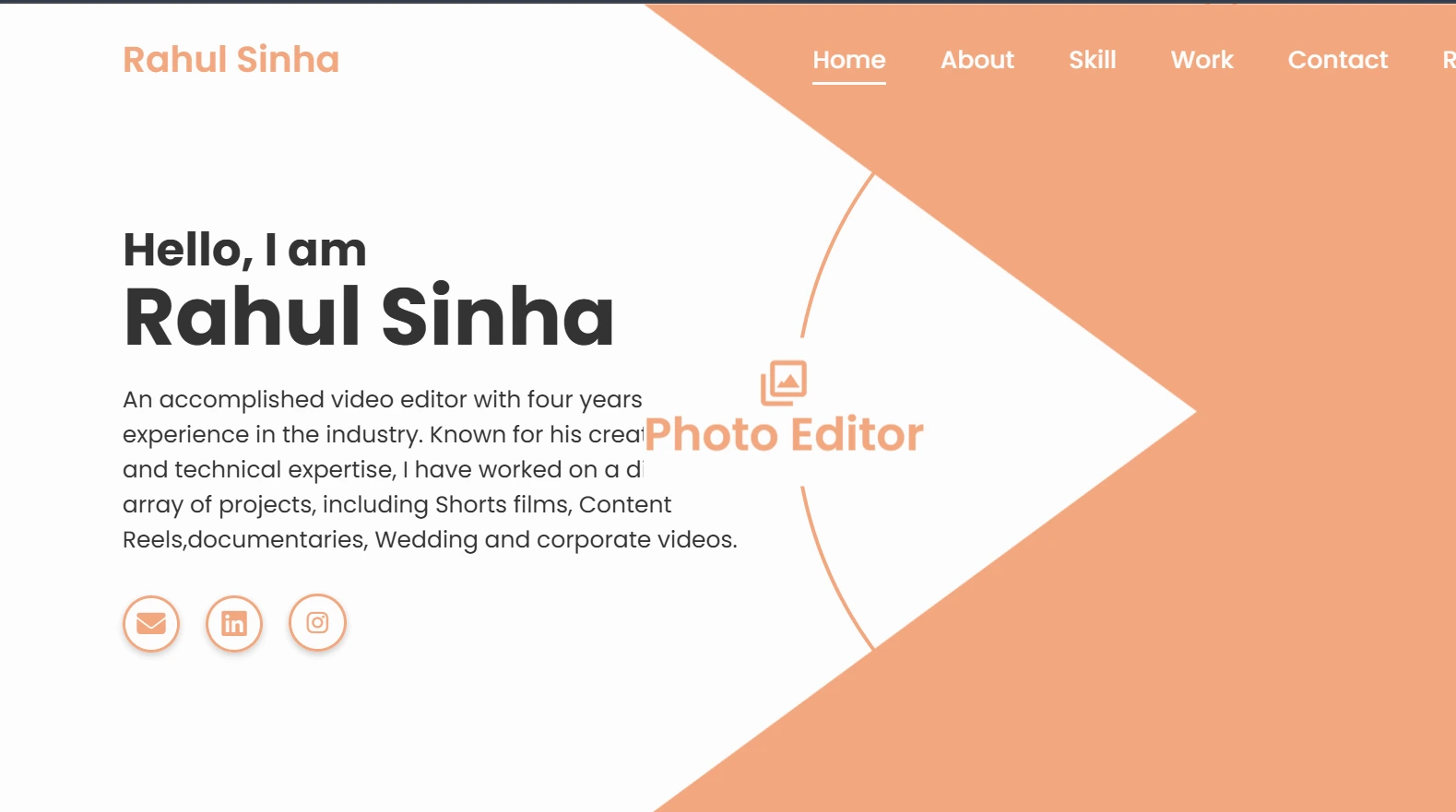 Rahul Sinha Portfolio Project Thumbnail